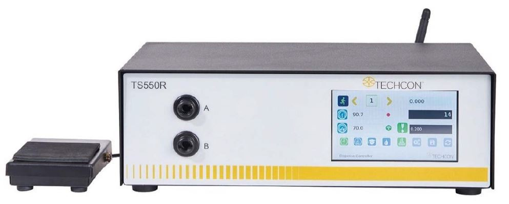Techcon TS550R — программируемый контроллер дозирования