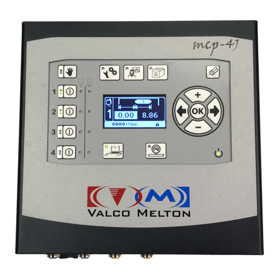 Valco Melton MCP-4 — панель управления системой