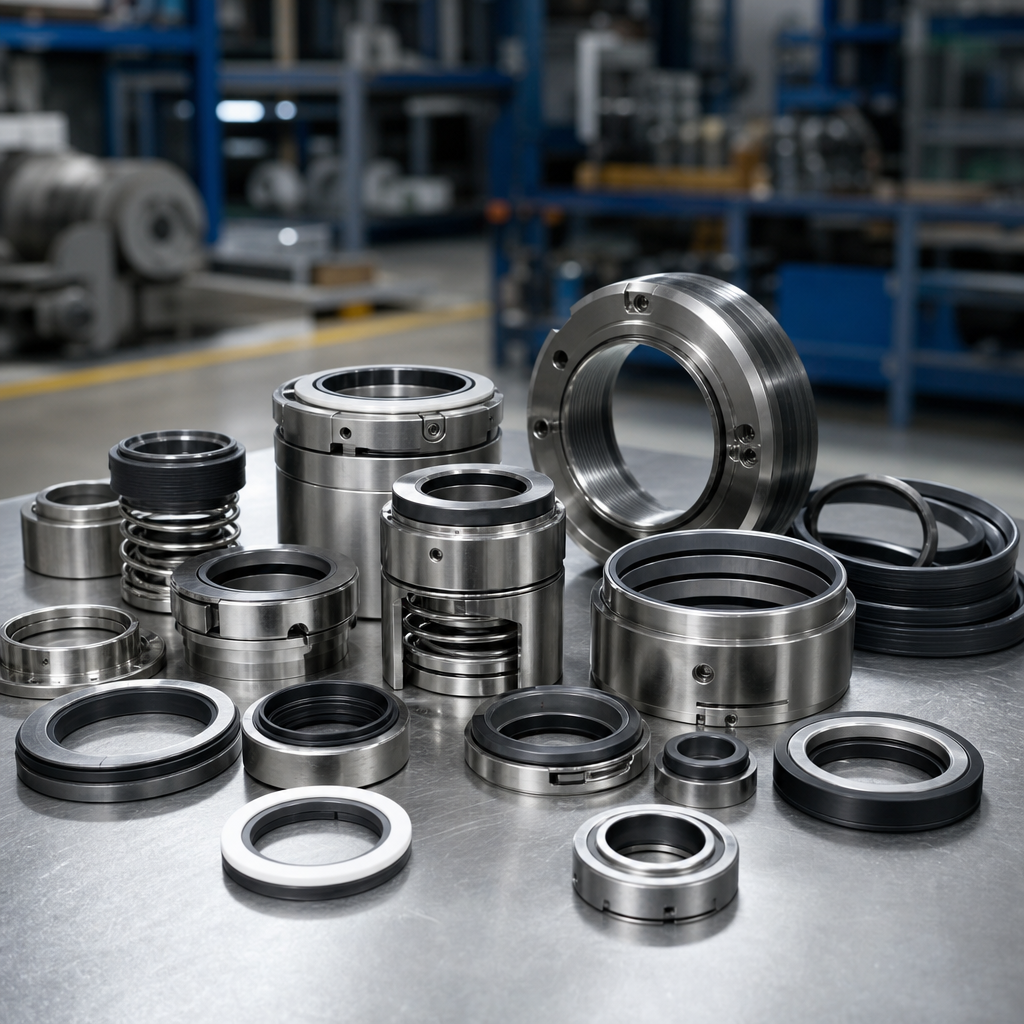 Ассортимент механических уплотнений и sealing-комплектующих